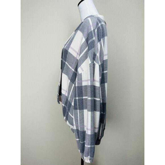 Entro Women’s Open Front Sweater Sz S Light Weight Mid Length Boxy Loose Fit - Picture 11 of 14